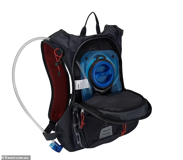 The new product comes after Kmart's popular 6L two-day hydration pack, which has received more than 40 reviews and has an average rating of 4.7 stars out of five