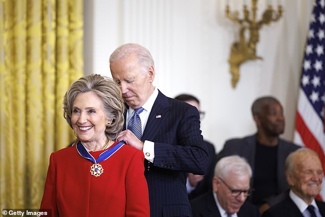 Biden was criticized by some recipients, including Hillary Clinton, a former First Lady