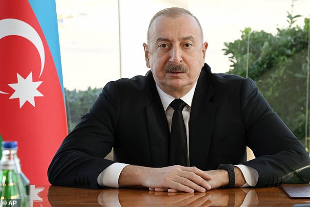 Azerbaijani President Ilham Aliyev, whose father Heydar was Javadova's brother