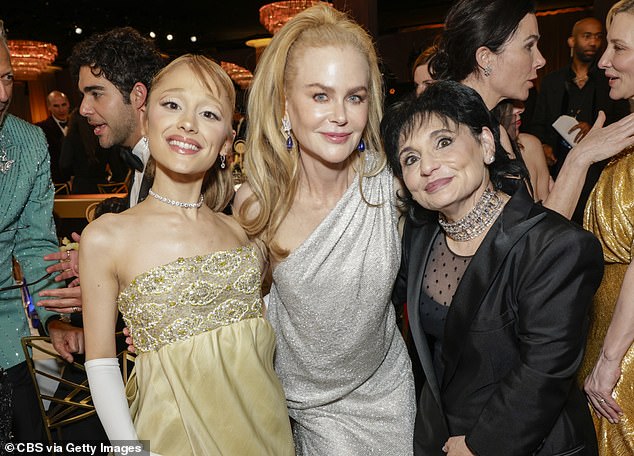 Grande and her mother have seemingly always had a good bond, and this isn't the first time she's taken her out for a red carpet, as the two are seen here with actress Nicole Kidman.