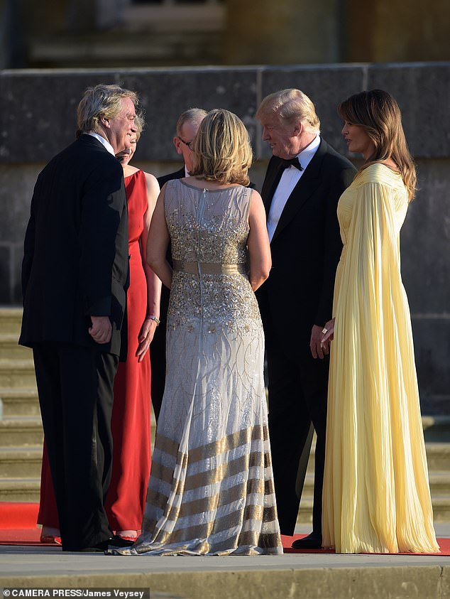 The Duke of Marlborough previously hosted a banquet in honor of Donald Trump in 2018