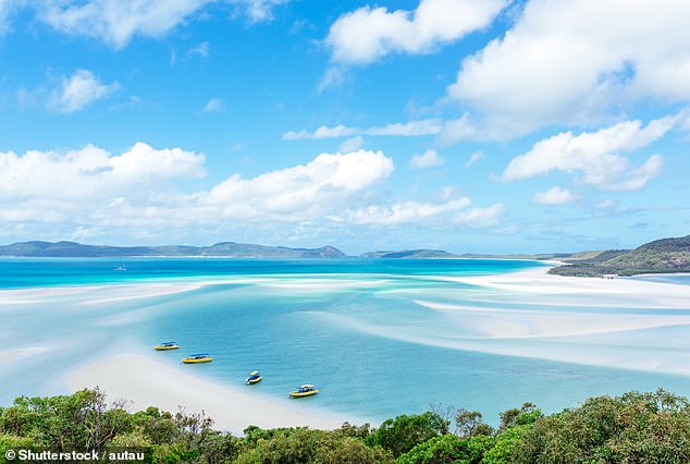 Located in the heart of the Whitsundays, this seven kilometer stretch of powdery white pebble sand and swirling turquoise waters is postcard perfect