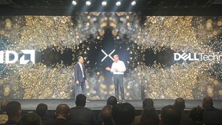 An AMD and Dell executive speaking about the new Dell Pro portfolio at CES 2025