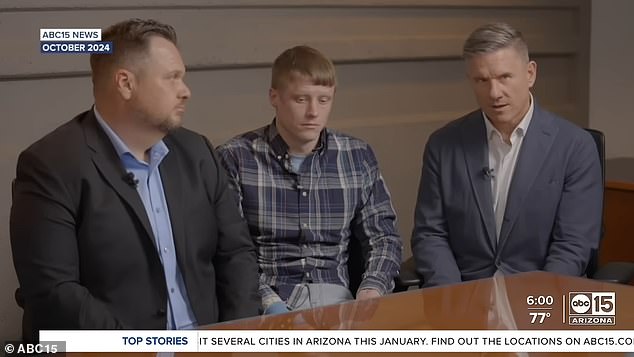 Lawyers representing Kenyon have now filed a claim, suggesting he could sue the city of Phoenix over the incident if it doesn't agree to pay him $15.53 million.