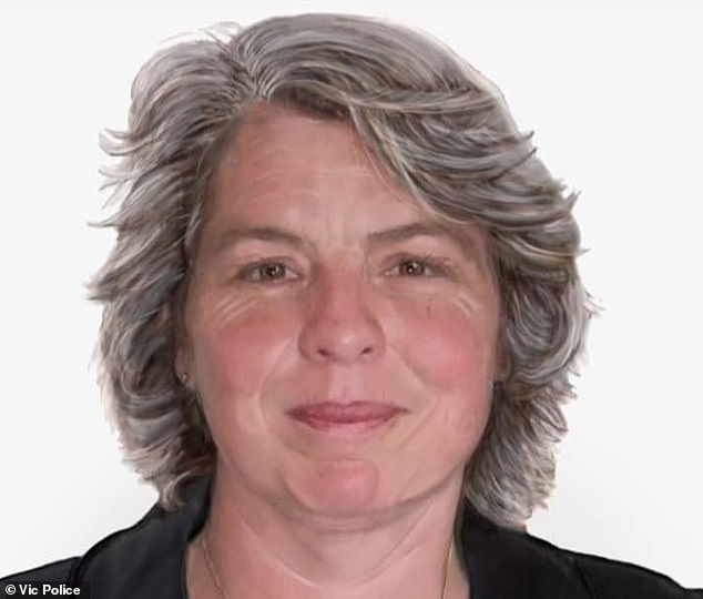 Police have released a computer-generated image of what the mother of five would look like today at the age of 53