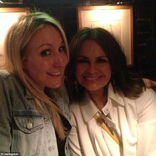 The 65-year-old shared a selfie of herself cuddling with the 40-year-old funny woman. Lisa and Nikki are pictured