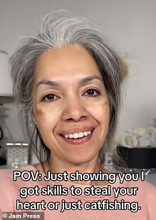 The 50-year-old only started showing her 'raw authentic self' on TikTok to demonstrate the results of her extreme makeovers