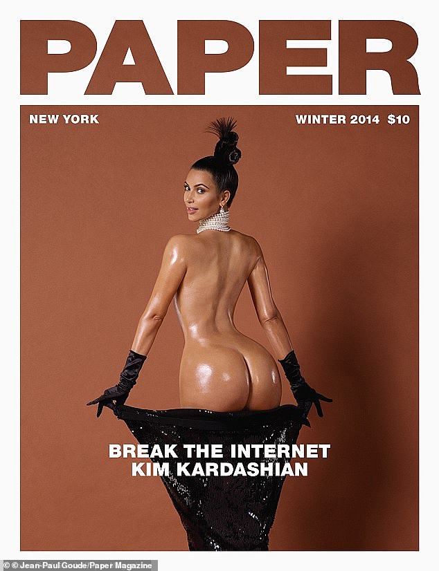 Kim Kardashian may have broken the internet when she posed nude for her unforgettable Paper Mag cover in 2014, but Demi may have had their first