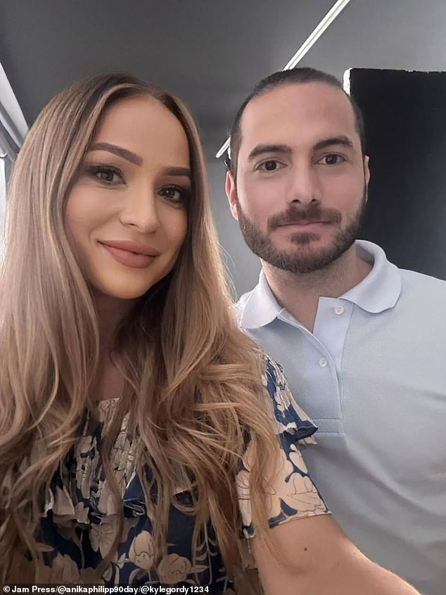 Kyle Gordy and his ex-fiancée Annika Phillip. The couple met on the reality dating TV series 90 Day Fiance