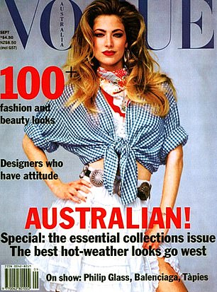 Elaine appeared on many covers of Vogue magazine