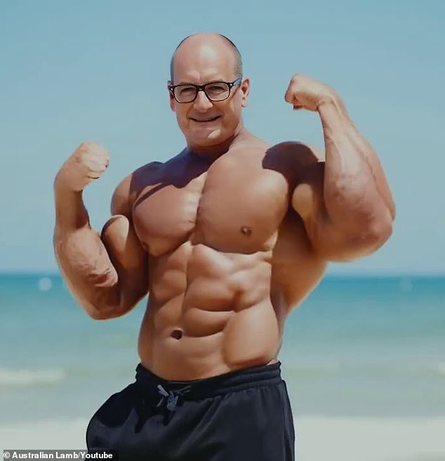 The former Sunrise presenter, 68, appears in a new advert for Australian Lamb. In a clip from the ad, Koch is seen with huge muscles and ripped arms as he poses on the beach