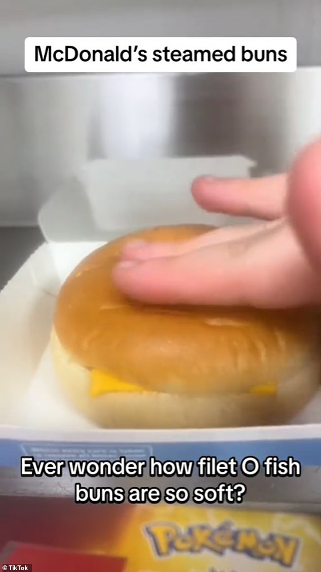 The Filet-O-Fish sandwich is currently the only McDonald's sandwich in the US that comes with a steamed bun