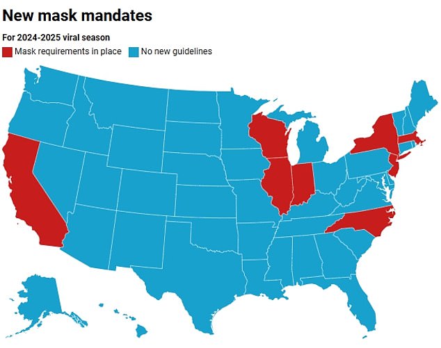 1736277392 86 Face mask mandates make a comeback in eight US states