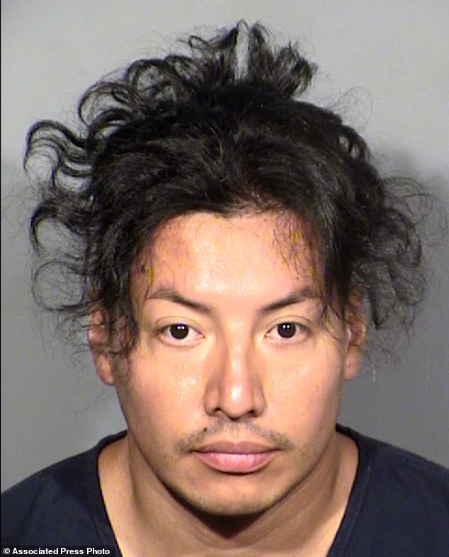 Yoni Barrios is pictured in his mugshot shortly after his arrest in 2022