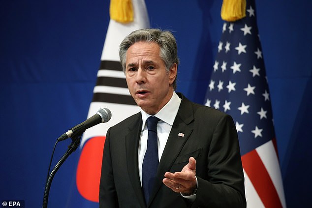 Secretary of State Antony Blinken called for a ceasefire to be finalized before President Biden leaves office during a press conference on Monday.