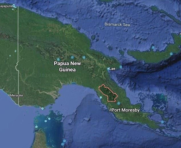 Goilala, where communities are clustered around an alluvial gold mining camp, is located north of Port Moresby in a remote jungle, where a catastrophic landslide occurred five years ago that buried people alive