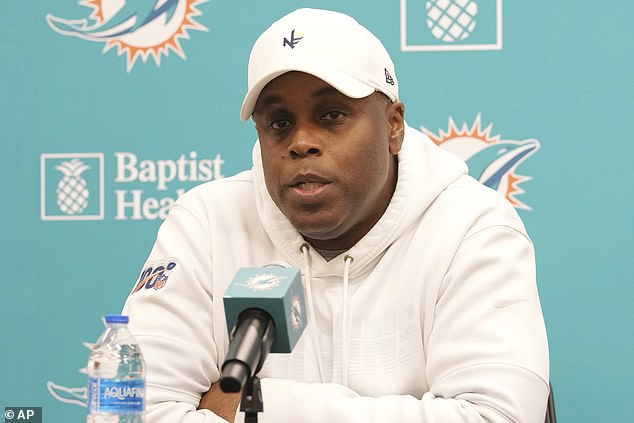 Grier, general manager of the Dolphins, said Tuesday's conversation with Hill was 