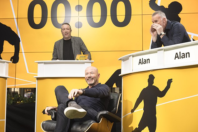 Shearer left competitors in a frenzy with his reaction when he was given an answer about his career that was incorrect in the captain's challenge