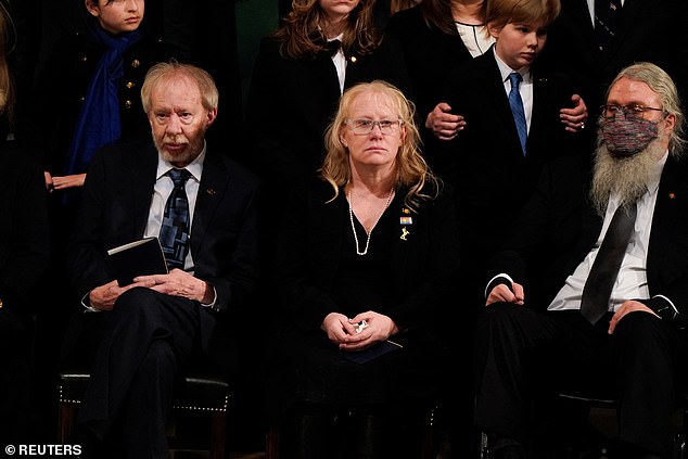 Amy Carter, the daughter of former President Jimmy Carter, in the Capitol as her father lies in state in the Rotunda