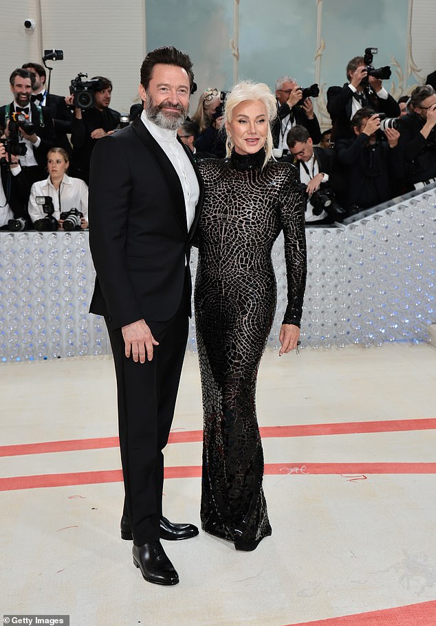 Jackman with his then-wife Deborra-Lee Furness in 2023. The former couple announced the end of their 27-year marriage in September of that year