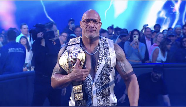 WWE bosses are considering following a similar path with Hulk Hogan to The Rock (pictured)