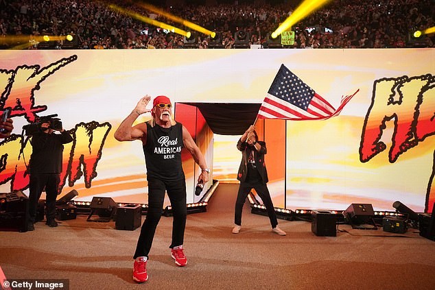 Hogan was stunned Monday by the negative reaction from the crowd in Inglewood, California