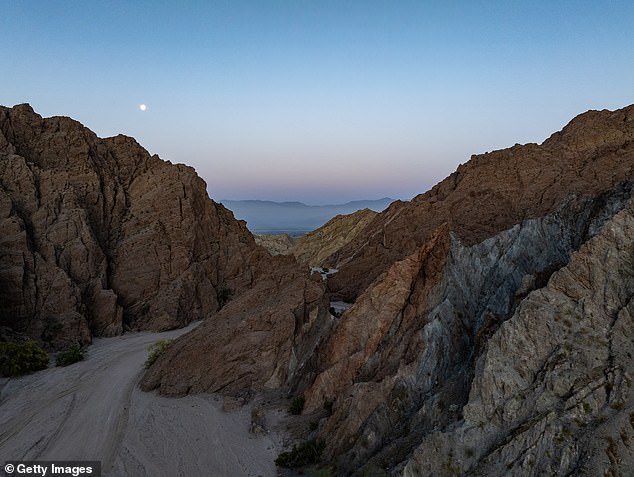 The Painted Canyon is located directly on the San Andreas Fault