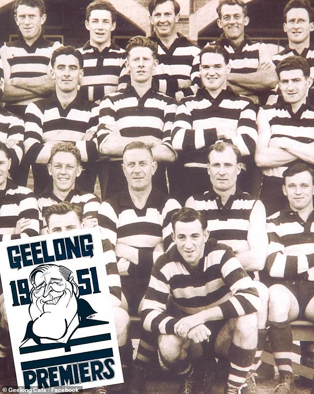 An imposing ruckman (pictured second from left, second row from top), McMaster won flags in 1951 and 1952 - and has been labeled a 'pioneer of the game'