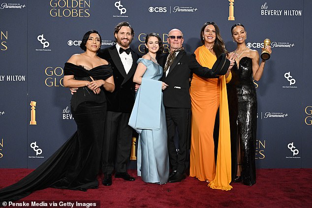 Emilia Perez was the big winner at Sunday's Golden Globes, taking home four awards after receiving the most nominations ahead of the 82nd ceremony