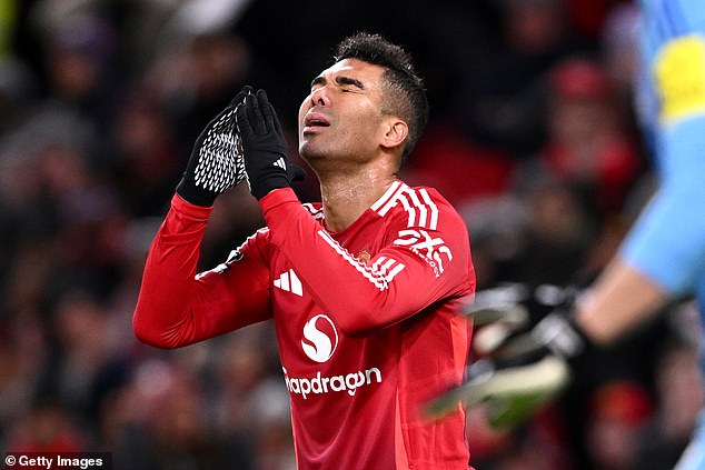 Manchester United are open to sacking Casemiro to reduce his £350,000-a-week wages