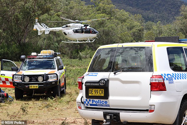 Mr Nazari was taken to safety by helicopter and flown to the main police command post on Wednesday