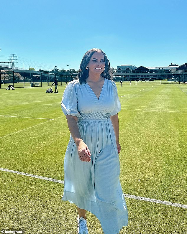 The tennis star looked slimmer than ever on Tuesday when she shared a sunny photo and some tips for a successful 2025 on Instagram.