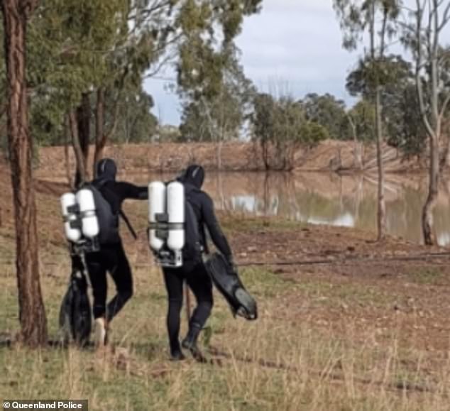 Police dive squad, police dogs, SES volunteers and other specialist teams have been scouring the area west of Murgon in search of the missing 27-year-old, who has yet to be found.