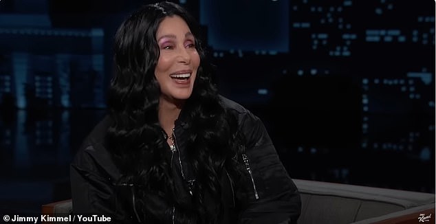 But Cher seemed to have forgotten that she had noted that personal detail in her book and burst out laughing