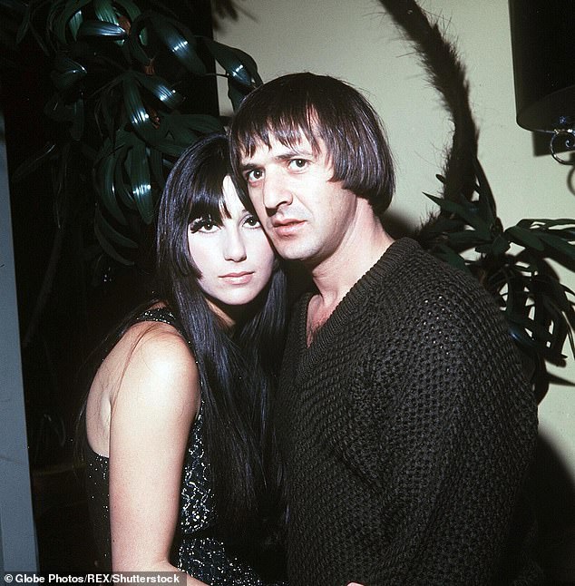 During her Jimmy Kimmel appearance, the singer opened up about why she stuck with Sonny Bono for so long while promoting part one of her new memoir (pictured together in the 1960s).