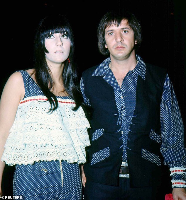 Cher first rose to fame in the mid-1960s as part of the duo Sonny & Cher, during her tumultuous marriage to Sonny from 1964 to 1975 (pictured in 1966)