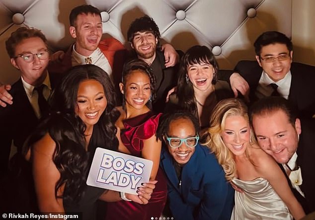 Rivkah shared a sweet video of the co-stars posing for photos before the newlyweds hit the dance floor for their first dance