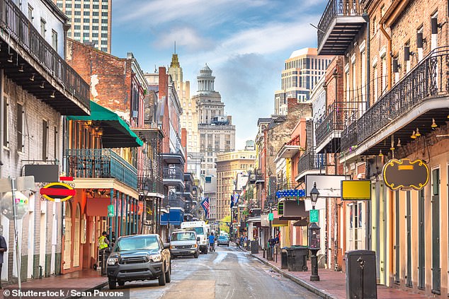 New Orleans is one of many American destinations on the list. The 11th Super Bowl will take place here in February