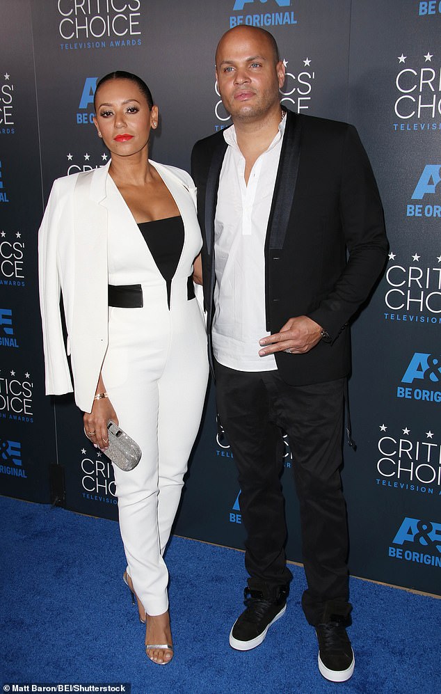 Over the years, Mel B has accused Stephen Belafonte of physical, emotional and financial abuse, which he denies (pictured in 2015)