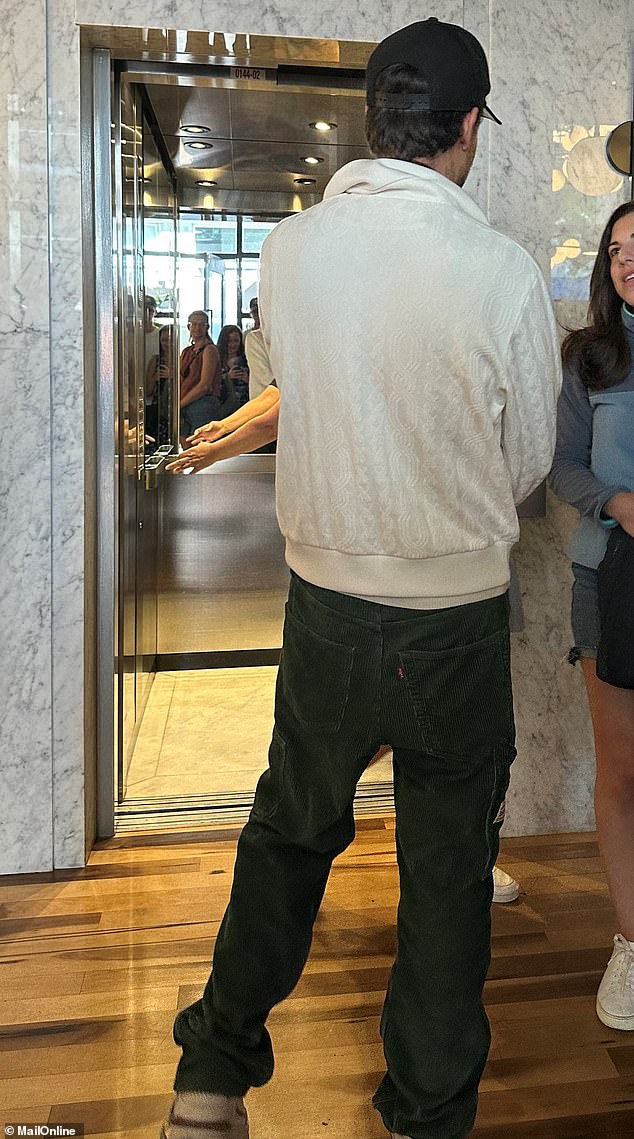 Liam Payne in the lobby of the CasaSur Hotel in Buenos Aires, just minutes before his death