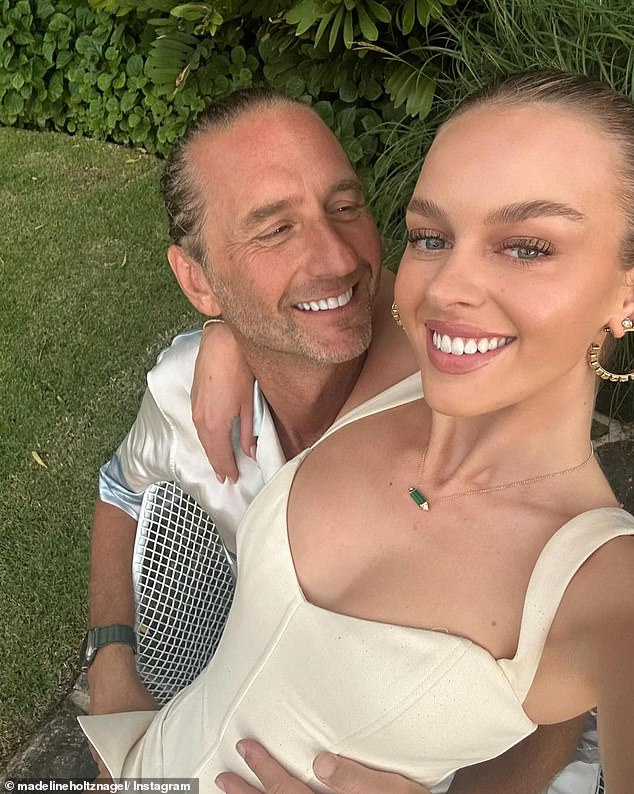 Joining Roxy on the B-list is Madeline Holtznagel (right), the 27-year-old girlfriend of Sydney hospitality mogul Justin Hemmes (left). They are expecting their first child together