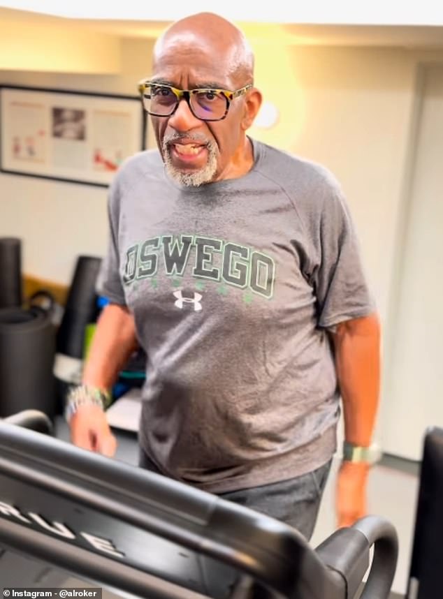 Al said he pushes himself to walk more than 10,000 steps a day, and even has a treadmill desk in his office