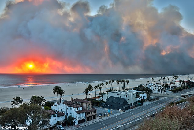 The fires, which have scorched nearly 3,000 acres and left dozens of homes in ruins, are sweeping through areas where A-listers like Ben Affleck, Tom Hanks, James Woods, Mandy Moore and the Kardashians live, putting their properties at risk.