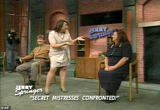 “On that day, everyone sat down and Jerry came out,” she continued. 'I was introduced and after I told my 'boyfriend' that I wanted to get into porn, he put on all his theatrical and dramatic pieces