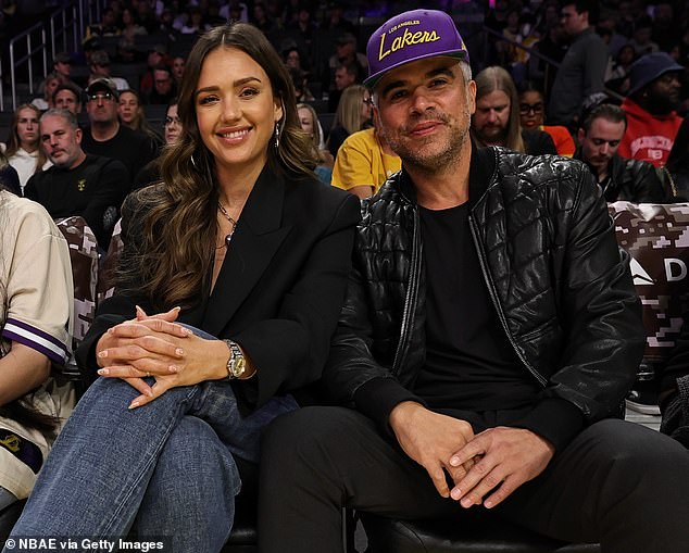 The Into The Blue star was spotted with husband Cash at the Toronto Raptors vs. Lakers game in Los Angeles in November