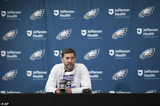 Nick Sirianni said Hurts would attend the team's practice at Lincoln Financial Field