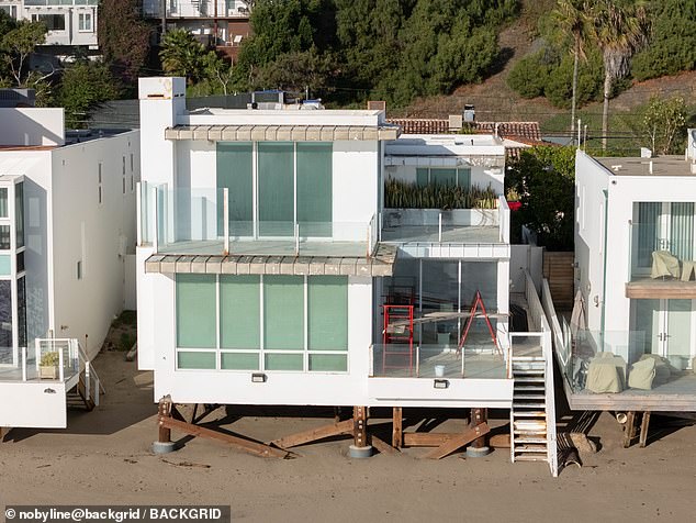 An oceanfront Malibu home owned by the socialite was 