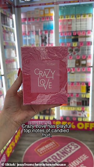 She said the new Michael Bublé Crazy Love Eau De Parfum 