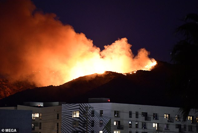 Hollywood Hills is now on fire, sparking fears for tourist hotspots