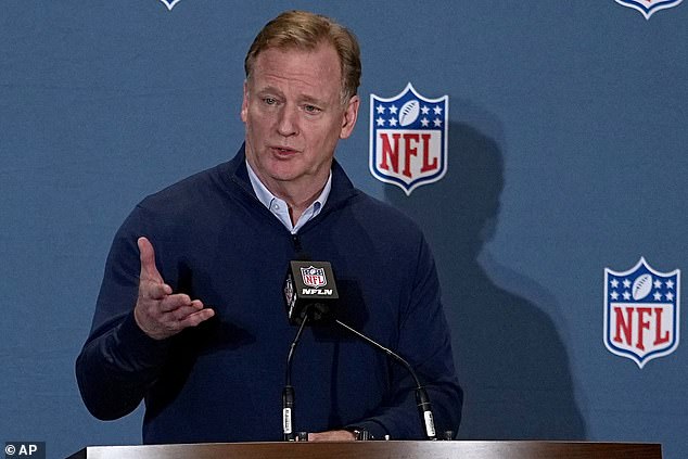 Trotter asked commissioner Roger Goodell about the racial makeup of the NFL newsroom. He subsequently filed suit against the league for racial discrimination when his contract expired.